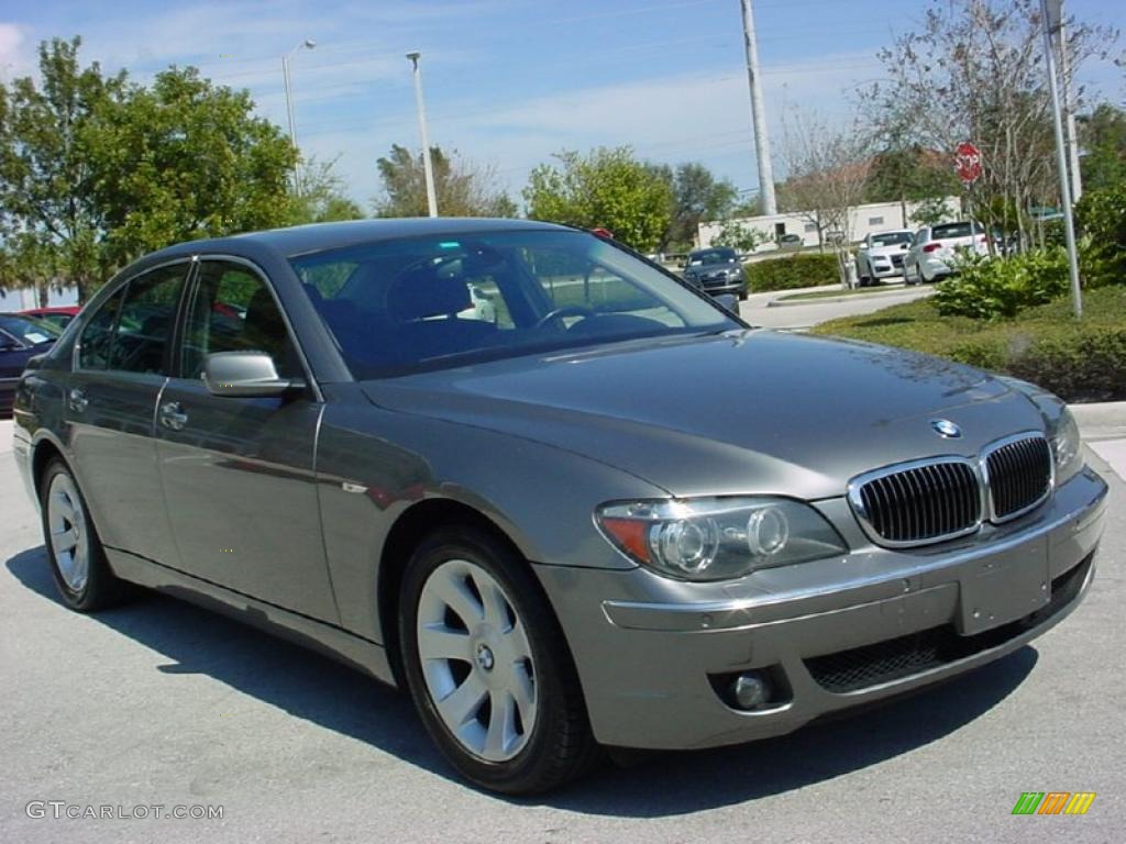 2006 7 Series 750i Sedan - Sterling Grey Metallic / Black/Black photo #7