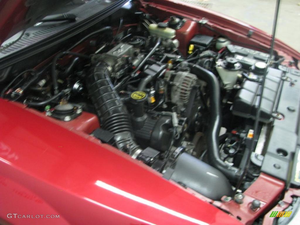 2001 Mustang GT Convertible - Laser Red Metallic / Dark Charcoal photo #26