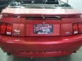 2001 Laser Red Metallic Ford Mustang GT Convertible  photo #30