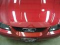 2001 Laser Red Metallic Ford Mustang GT Convertible  photo #37