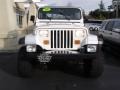 1989 White Jeep Wrangler S 4x4  photo #2