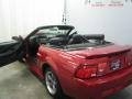 2001 Laser Red Metallic Ford Mustang GT Convertible  photo #40