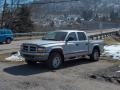 Bright Silver Metallic 2002 Dodge Dakota SLT Quad Cab 4x4