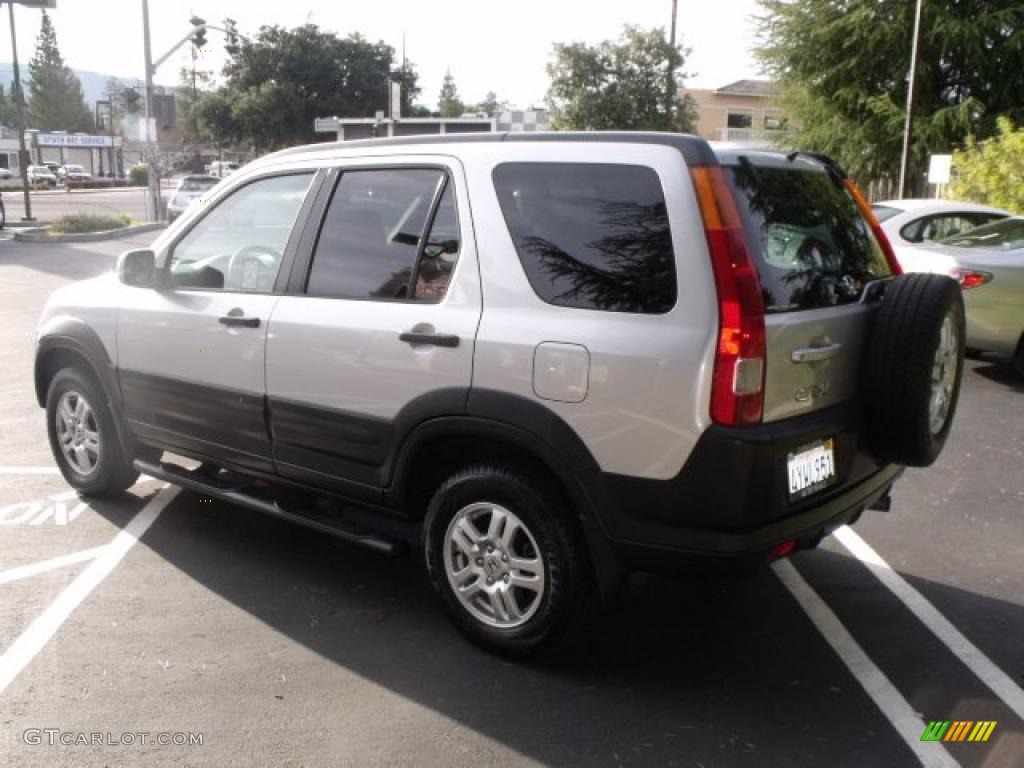 2002 CR-V EX 4WD - Satin Silver Metallic / Black photo #5