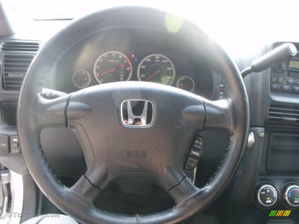 2002 CR-V EX 4WD - Satin Silver Metallic / Black photo #20