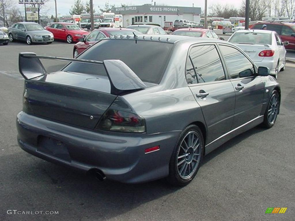 2006 Lancer Evolution IX MR - Graphite Gray / Black Alcantara photo #6