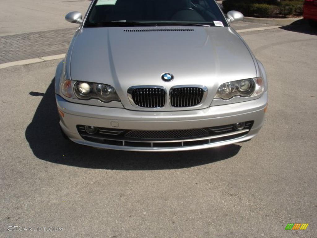 2002 3 Series 330i Convertible - Titanium Silver Metallic / Grey photo #12