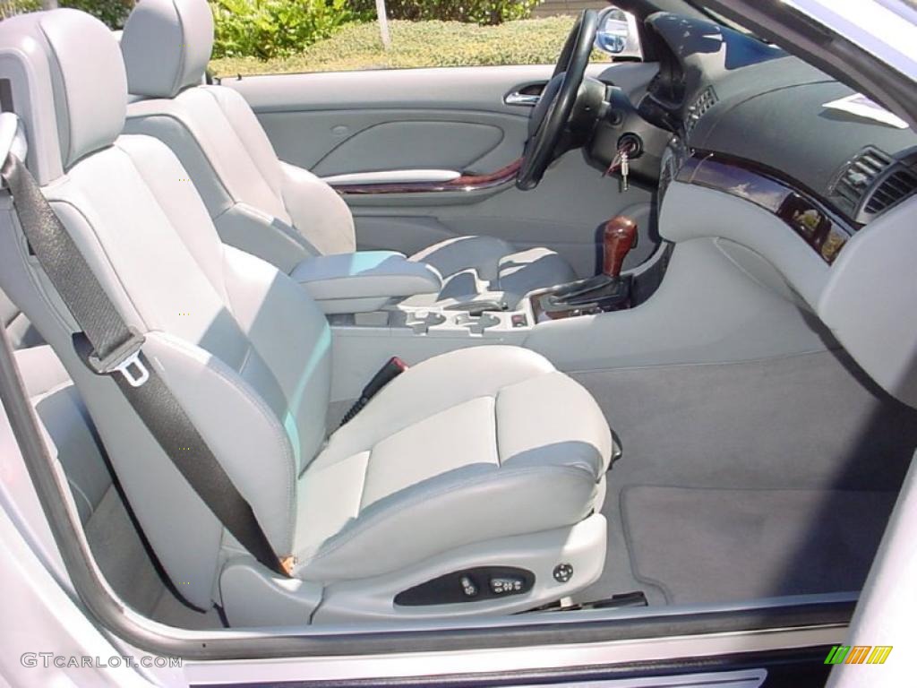 2002 3 Series 330i Convertible - Titanium Silver Metallic / Grey photo #25