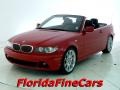 Electric Red 2004 BMW 3 Series 330i Convertible