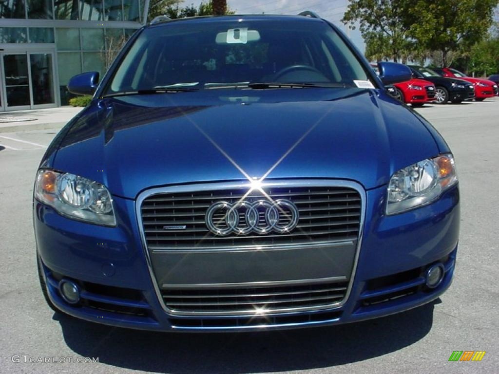 2007 A4 2.0T quattro Avant - Ocean Blue Pearl Effect / Ebony photo #9