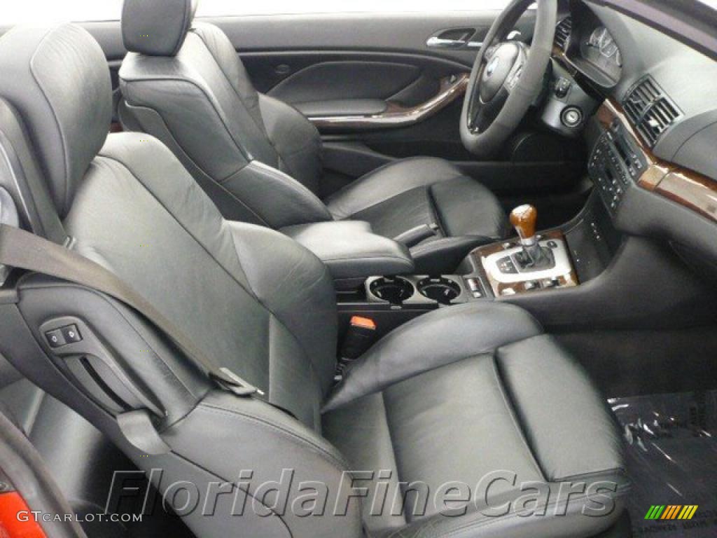 2004 3 Series 330i Convertible - Electric Red / Black photo #14