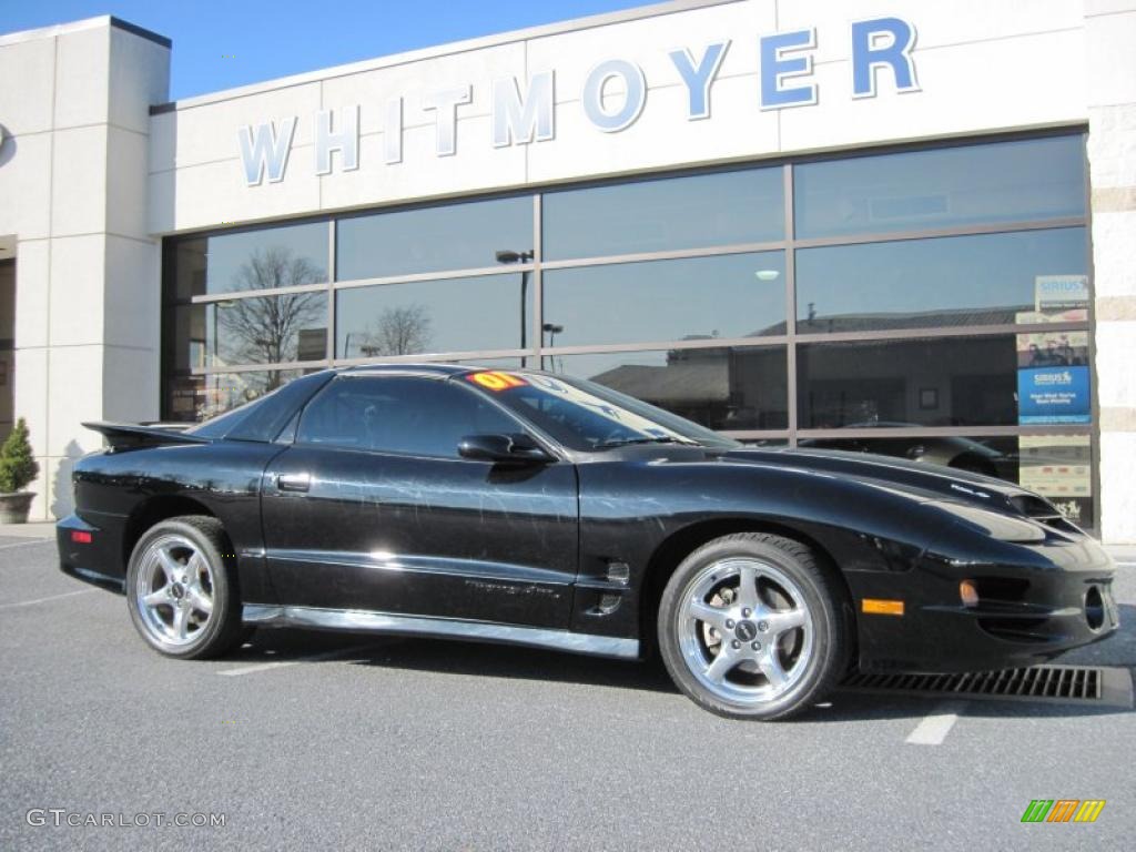 2001 Firebird Trans Am WS-6 Coupe - Black / Ebony photo #1