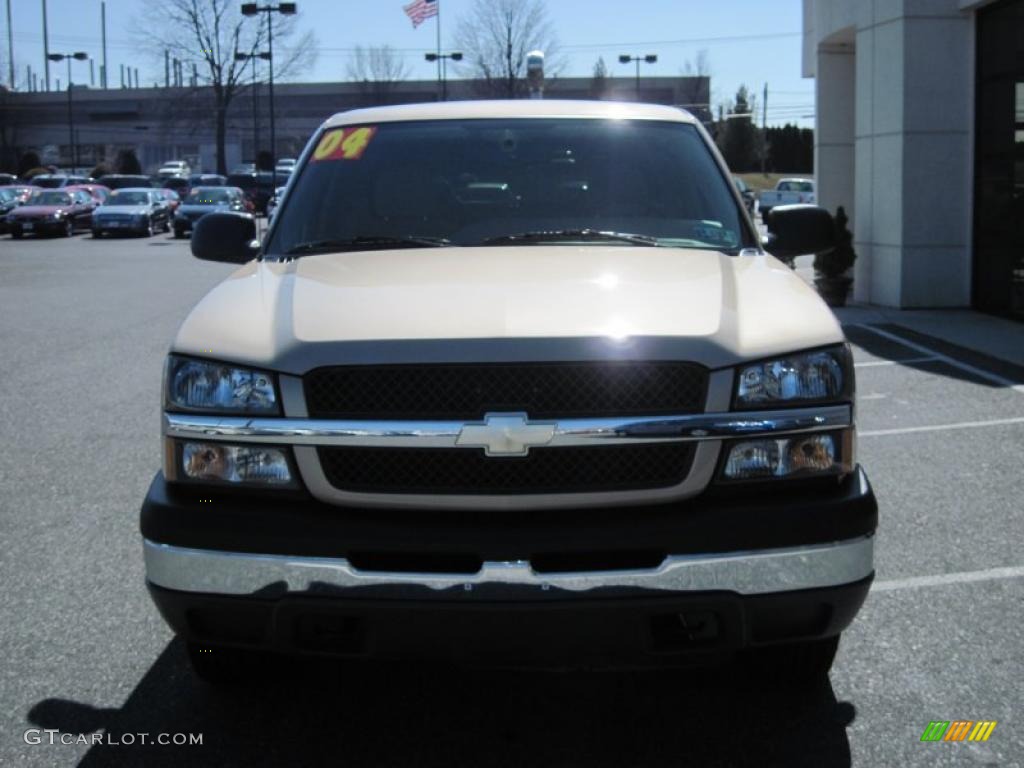 2004 Silverado 1500 LS Extended Cab 4x4 - Silver Birch Metallic / Tan photo #2