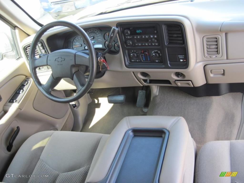 2004 Silverado 1500 LS Extended Cab 4x4 - Silver Birch Metallic / Tan photo #7