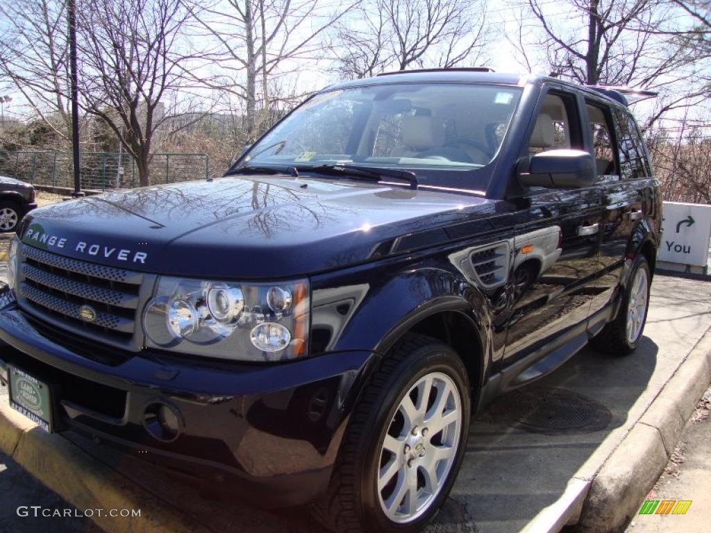 2007 Range Rover Sport HSE - Buckingham Blue Metallic / Ivory photo #1