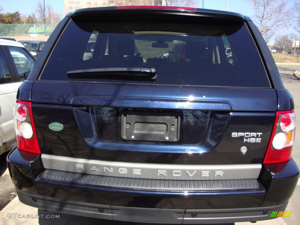 2007 Range Rover Sport HSE - Buckingham Blue Metallic / Ivory photo #6