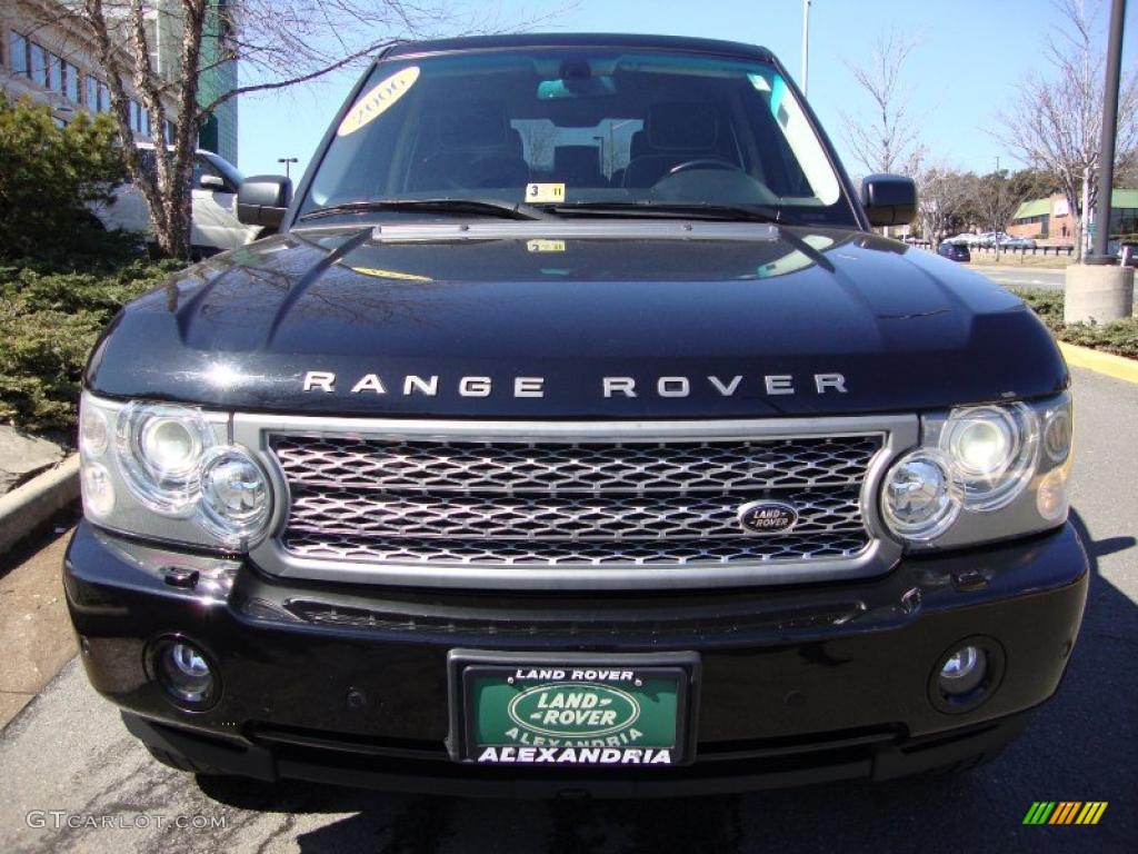 2006 Range Rover Supercharged - Java Black Pearl / Jet Black/Jet photo #12