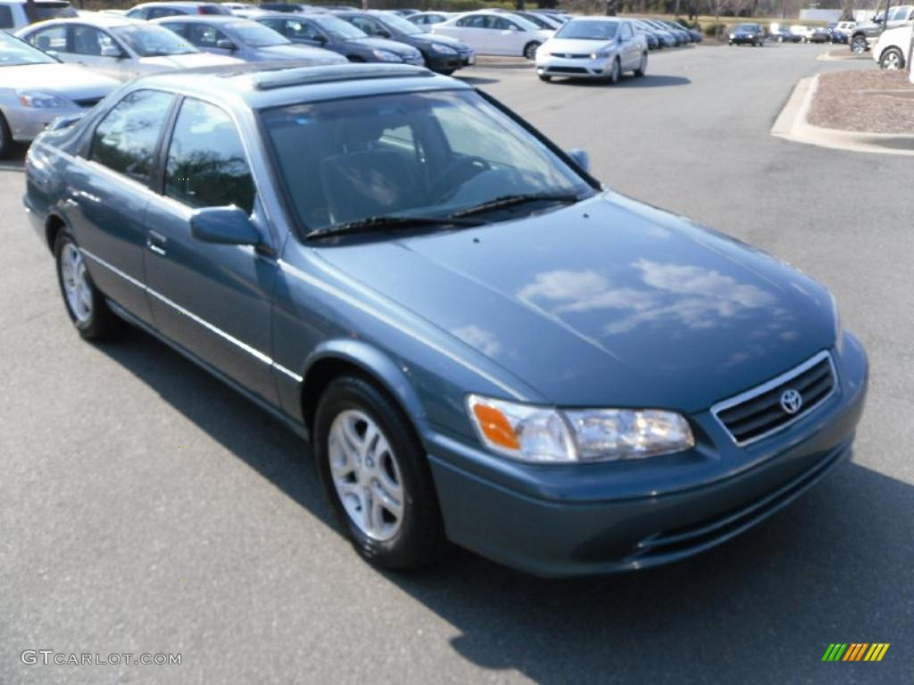 2000 Camry LE - Sailfin Blue Metallic / Gray photo #5