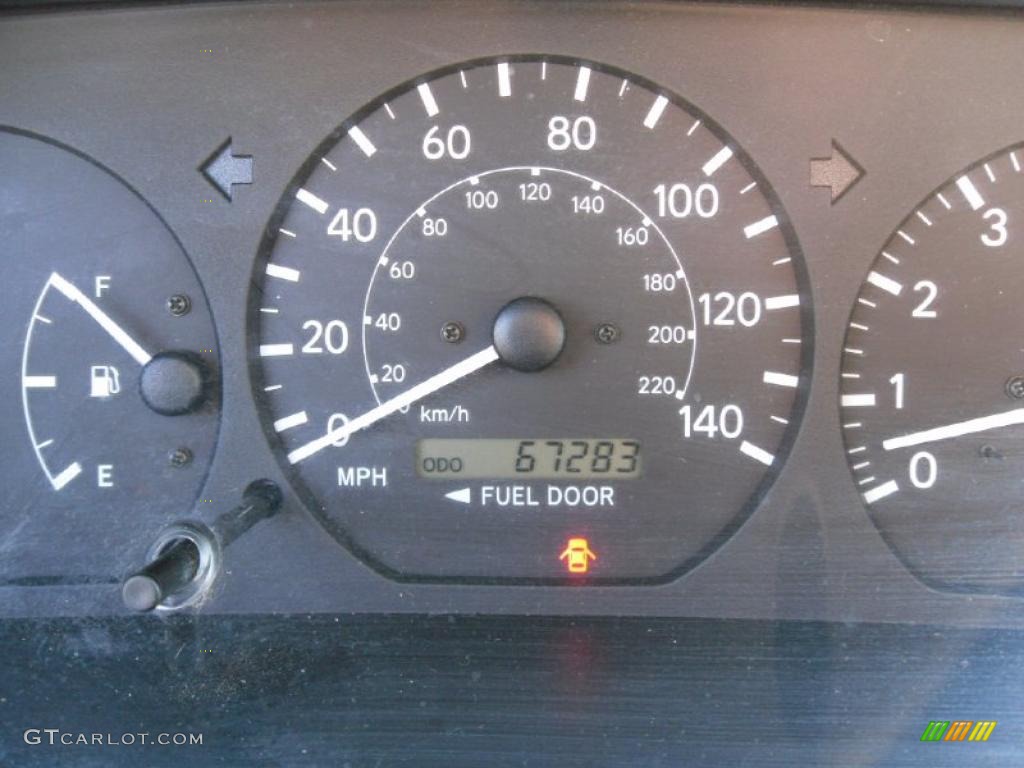 2000 Camry LE - Sailfin Blue Metallic / Gray photo #25