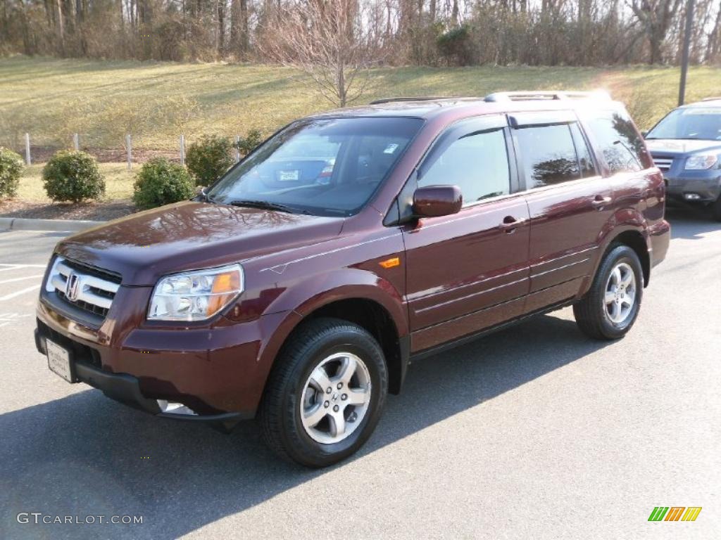 Dark Cherry Pearl Honda Pilot