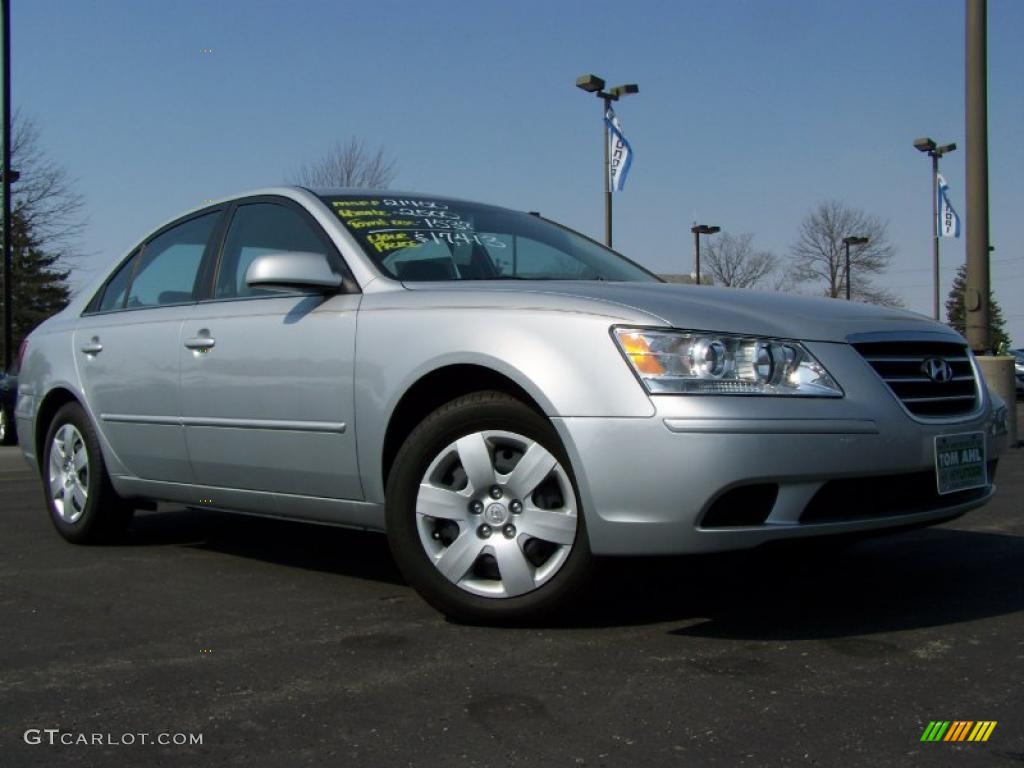 2010 Sonata GLS - Radiant Silver / Gray photo #1