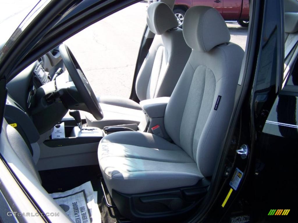 2010 Elantra GLS - Ebony Black / Gray photo #8