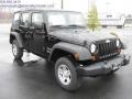 2010 Black Jeep Wrangler Unlimited Sport 4x4  photo #4