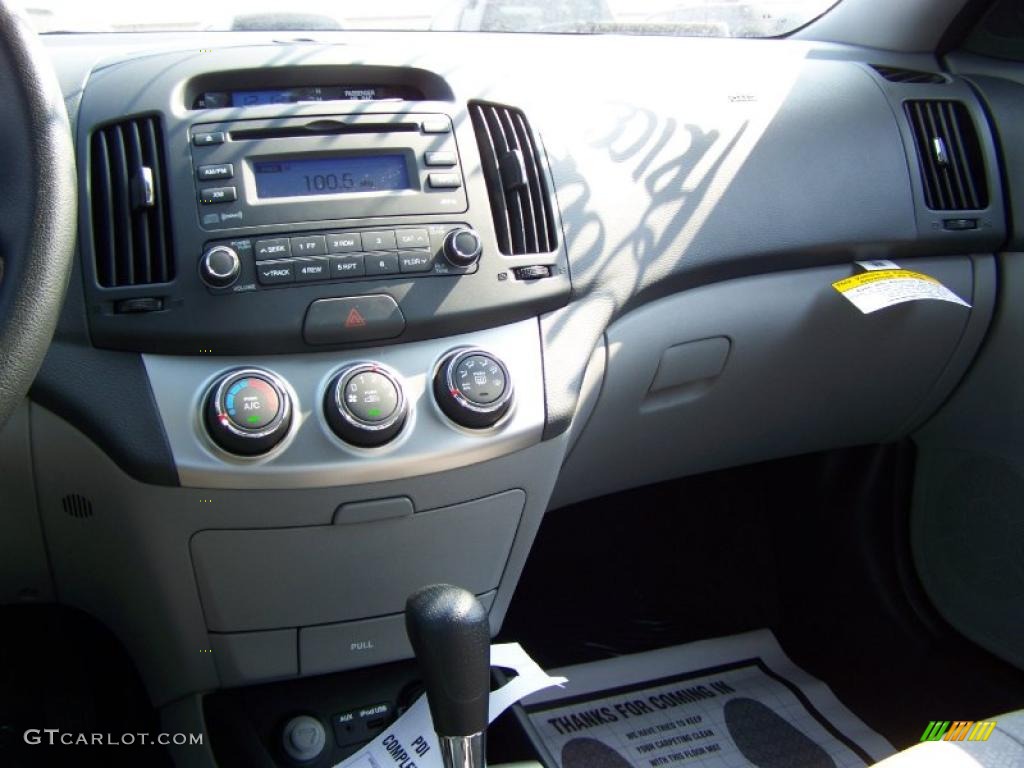 2010 Elantra GLS - Ebony Black / Gray photo #17