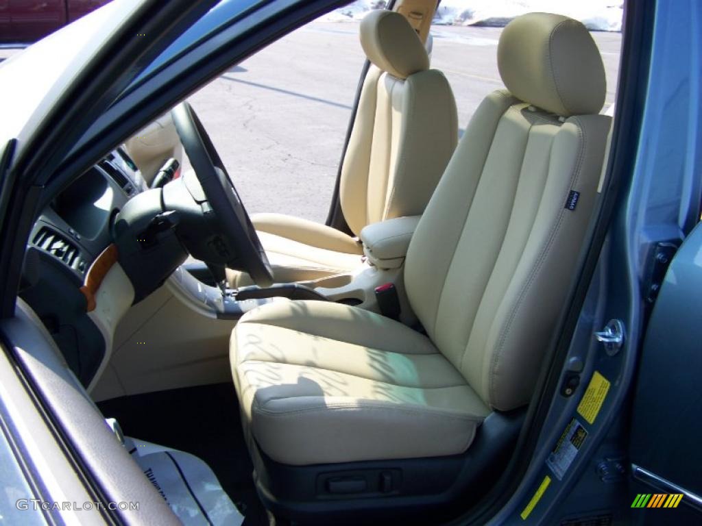 2010 Sonata Limited V6 - Medium Silver Blue / Camel photo #9