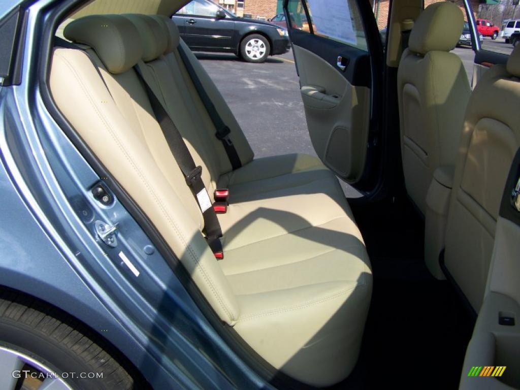 2010 Sonata Limited V6 - Medium Silver Blue / Camel photo #14