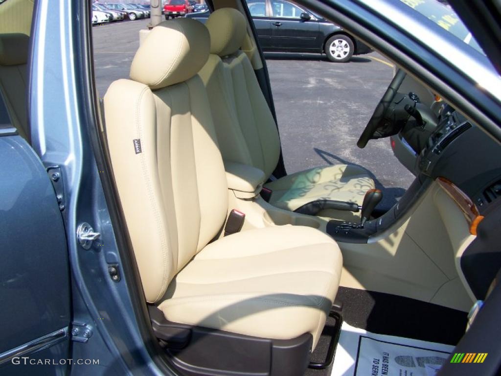 2010 Sonata Limited V6 - Medium Silver Blue / Camel photo #15