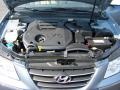 2010 Medium Silver Blue Hyundai Sonata Limited V6  photo #18