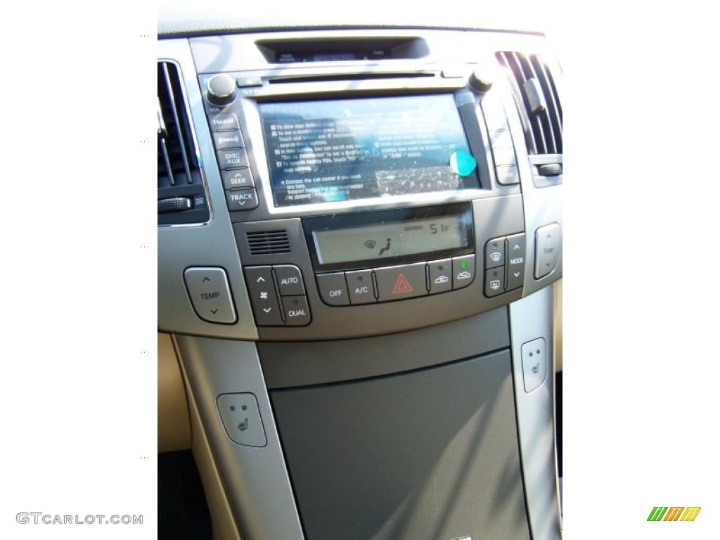 2010 Sonata Limited V6 - Medium Silver Blue / Camel photo #22