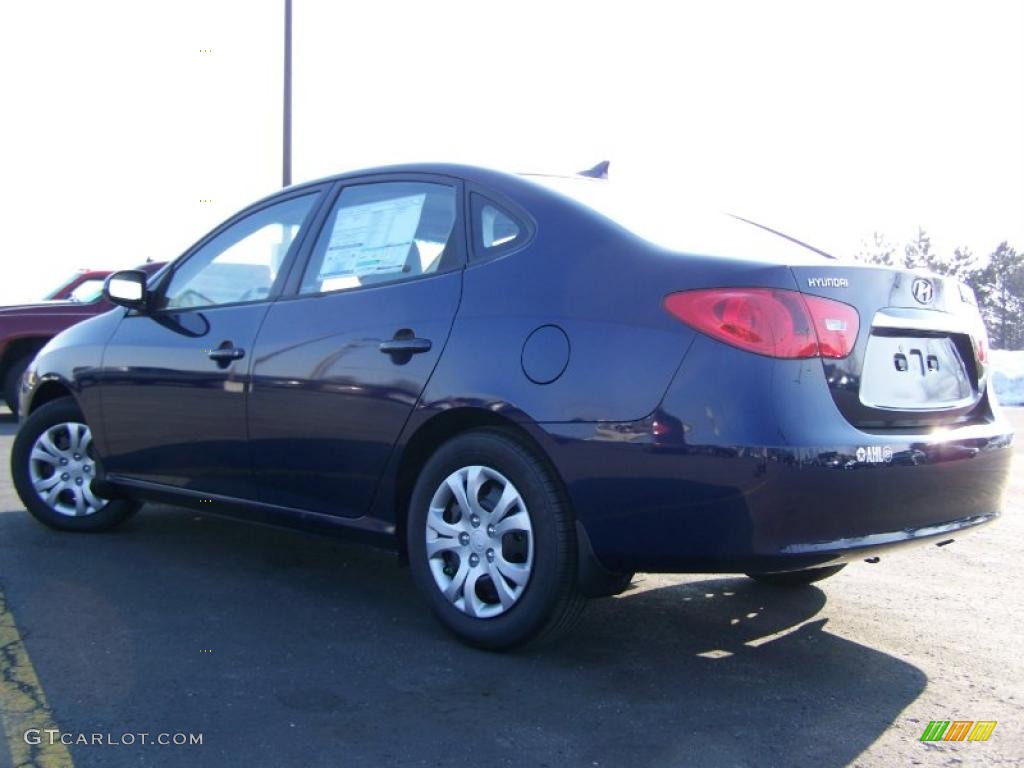 2010 Elantra GLS - Regatta Blue / Gray photo #3