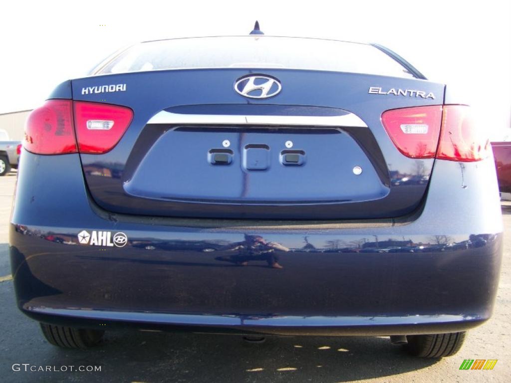 2010 Elantra GLS - Regatta Blue / Gray photo #5