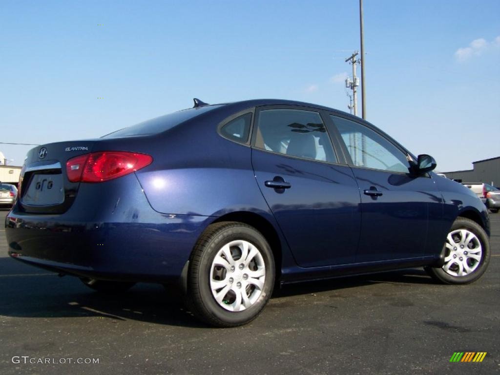 2010 Elantra GLS - Regatta Blue / Gray photo #6