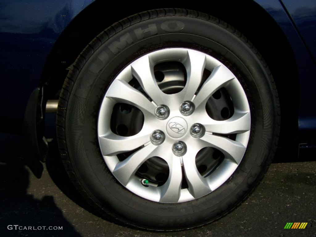 2010 Elantra GLS - Regatta Blue / Gray photo #7