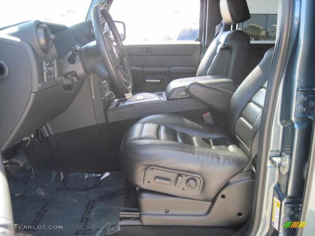 2007 H2 SUV - Slate Blue Metallic / Ebony Black photo #9