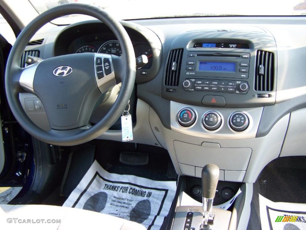 2010 Elantra GLS - Regatta Blue / Gray photo #14