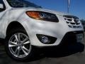 2010 Pearl White Hyundai Santa Fe SE 4WD  photo #2