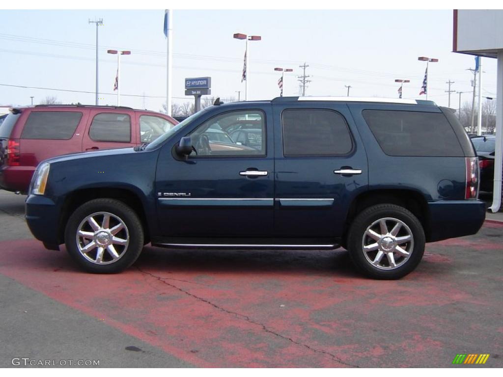 2007 Yukon Denali AWD - Blue-Green Crystal / Ebony Black photo #2