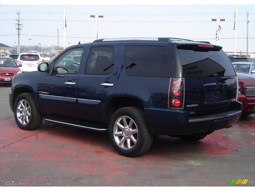 2007 Yukon Denali AWD - Blue-Green Crystal / Ebony Black photo #3