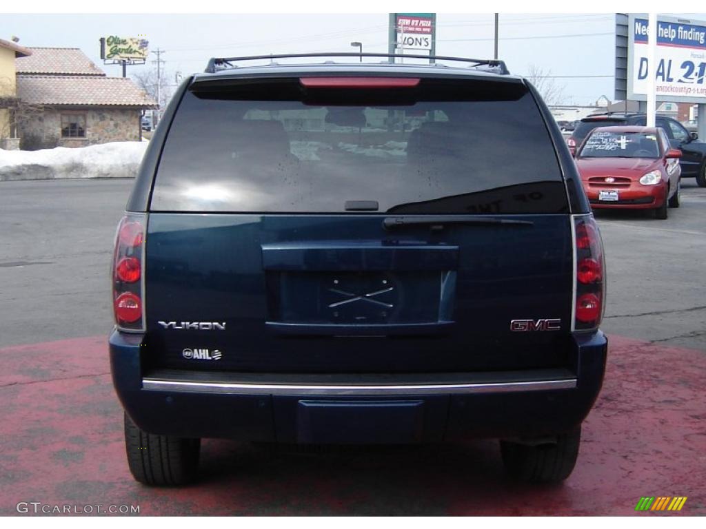 2007 Yukon Denali AWD - Blue-Green Crystal / Ebony Black photo #4