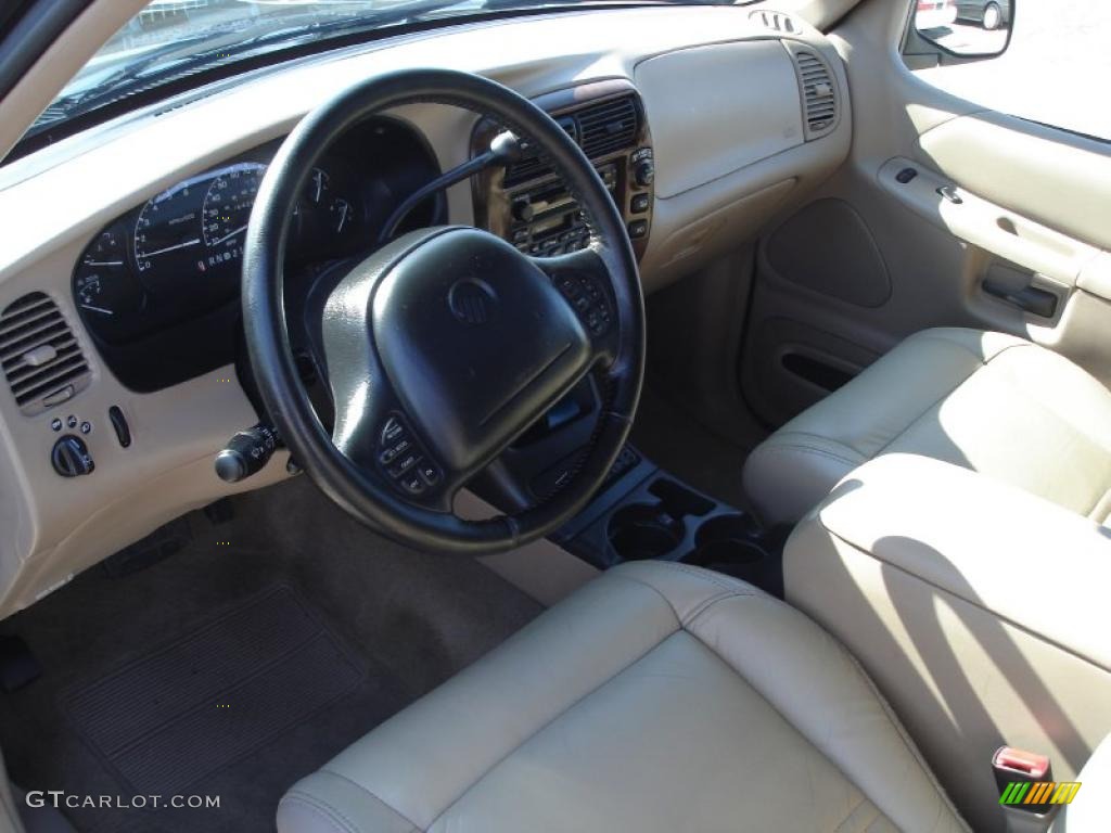 2000 Mountaineer V8 AWD - Black / Prairie Tan photo #11