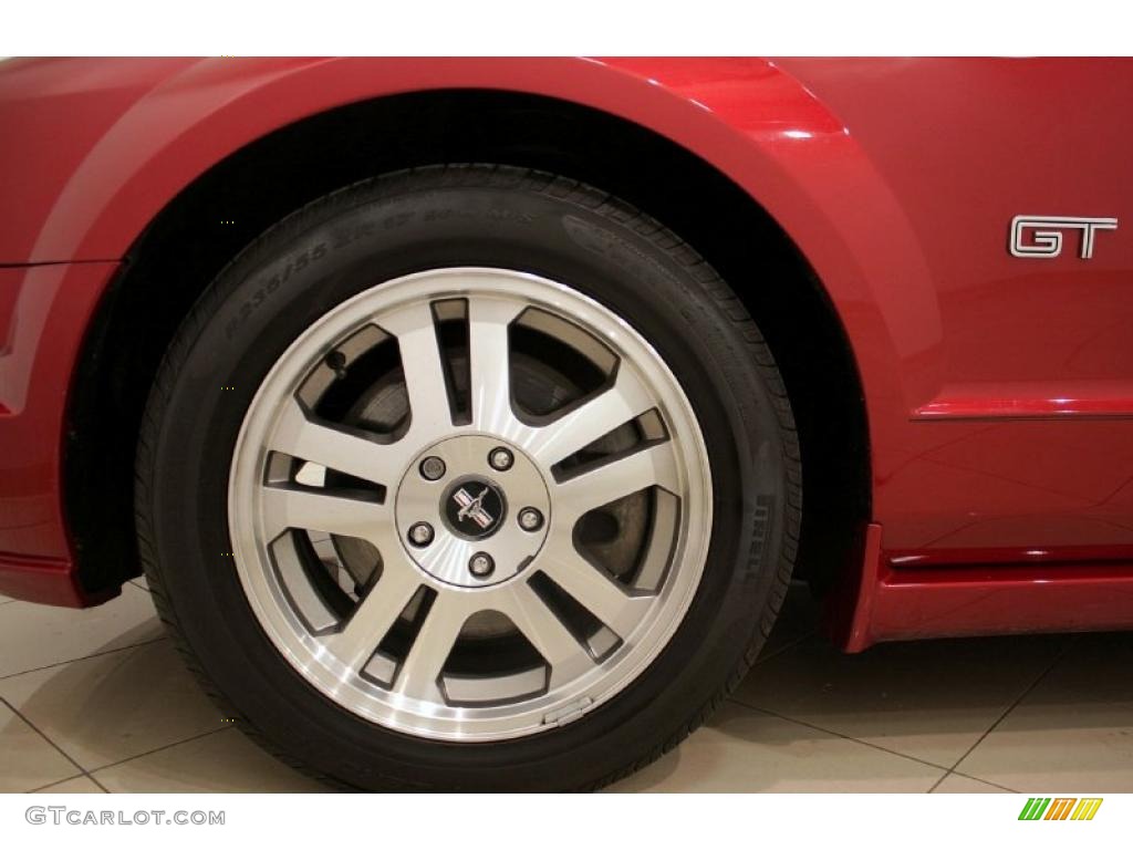 2006 Mustang GT Premium Coupe - Redfire Metallic / Dark Charcoal photo #24