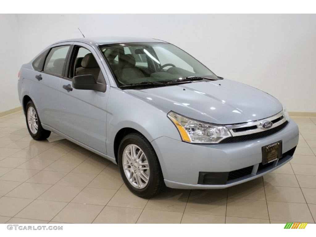 Light Ice Blue Metallic Ford Focus