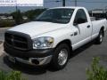 2007 Bright White Dodge Ram 2500 ST Regular Cab  photo #8