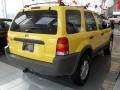 2001 Chrome Yellow Metallic Ford Escape XLT V6 4WD  photo #3
