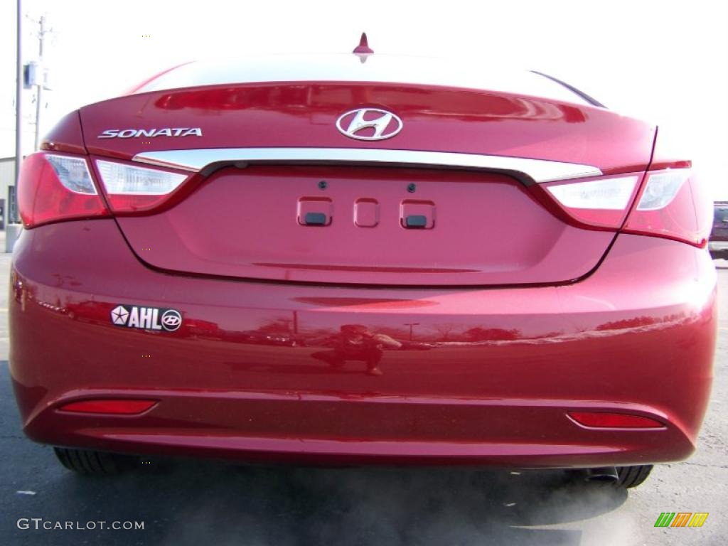 2011 Sonata GLS - Venetian Red / Camel photo #6