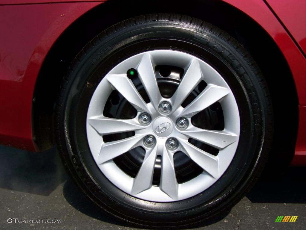 2011 Sonata GLS - Venetian Red / Camel photo #8